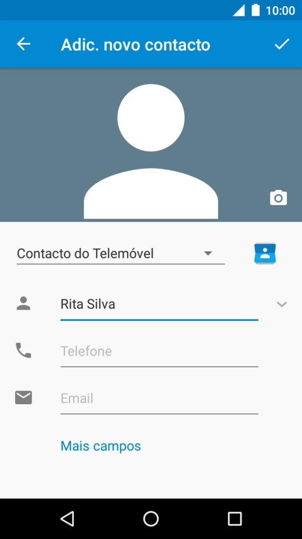 Prima Telefone e introduza o número de telefone pretendido.