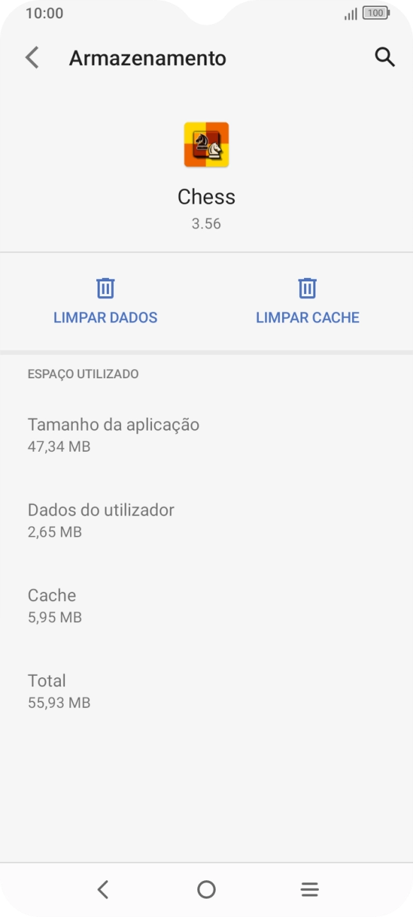 Prima LIMPAR CACHE.