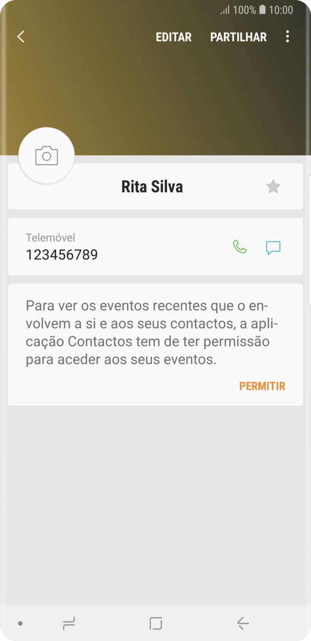 Prima a tecla de início para terminar e voltar ao ecrã inicial.