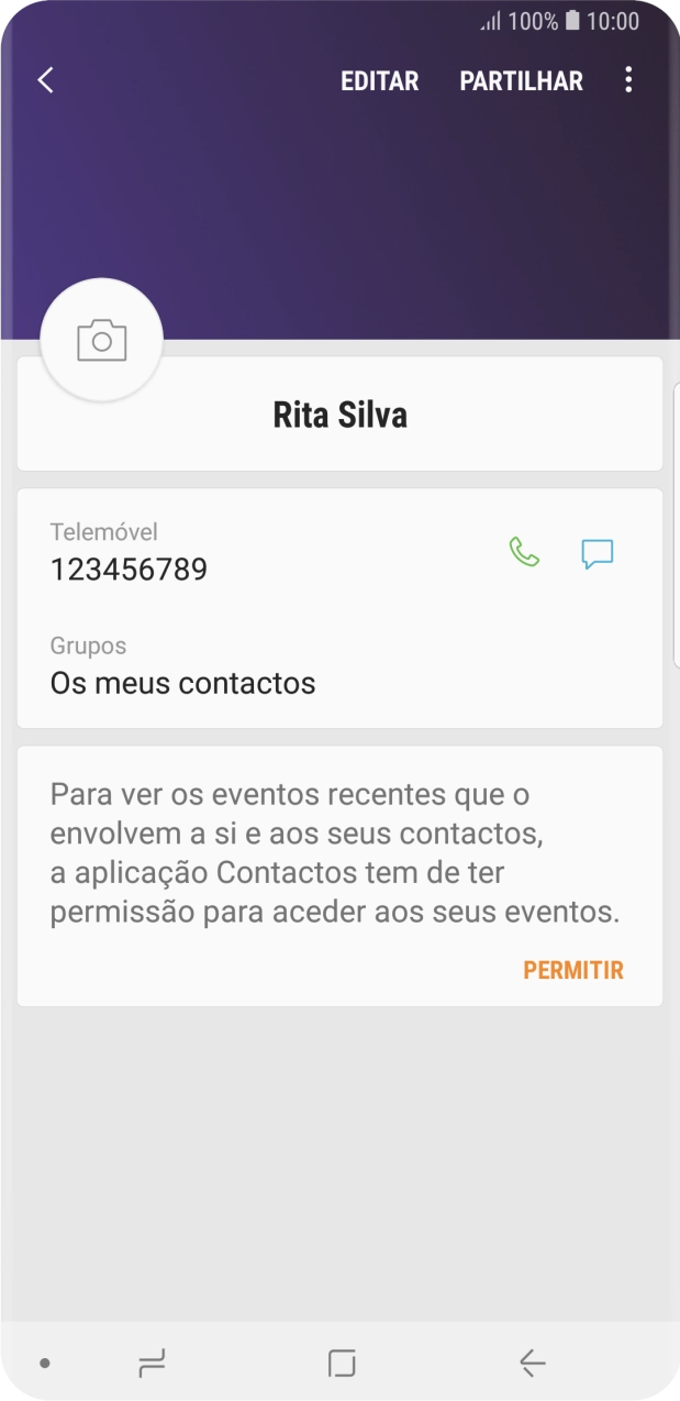 Prima a tecla de início para terminar e voltar ao ecrã inicial.