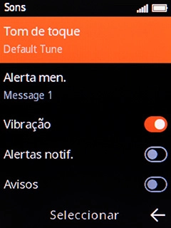 Escolha Tom de toque.
