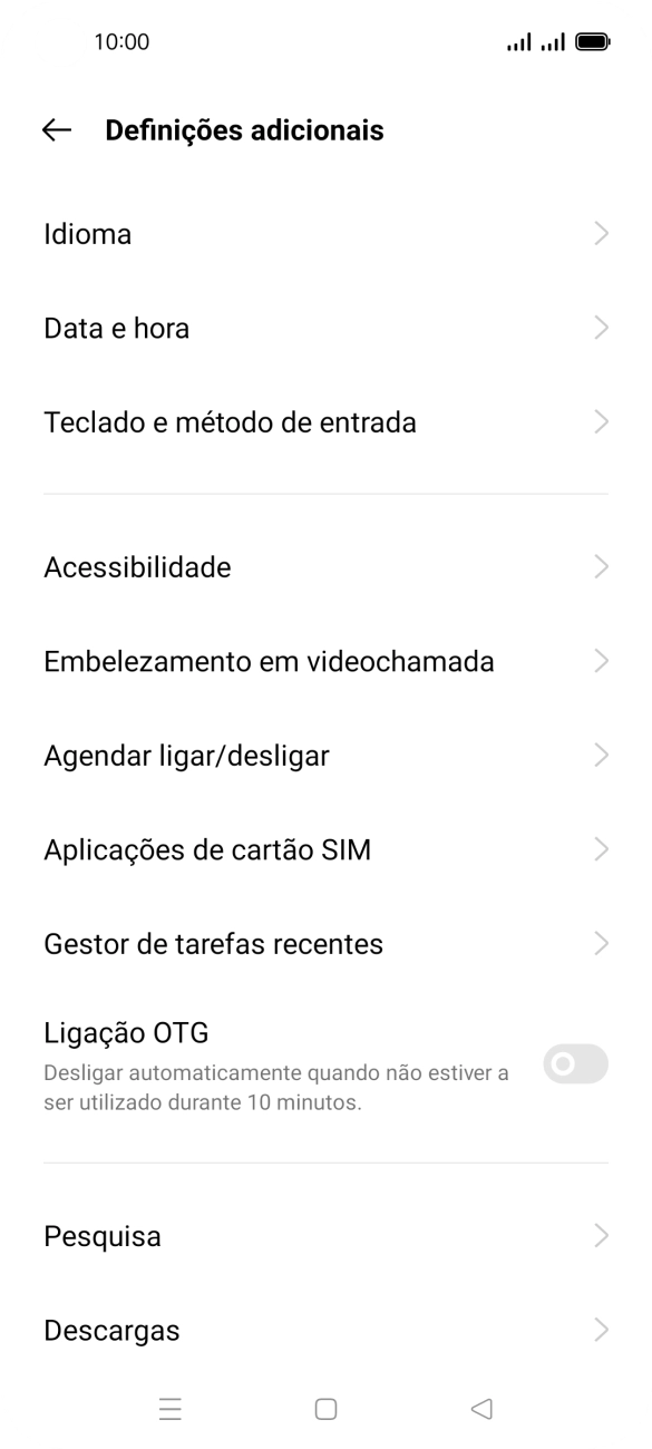 Prima Data e hora.