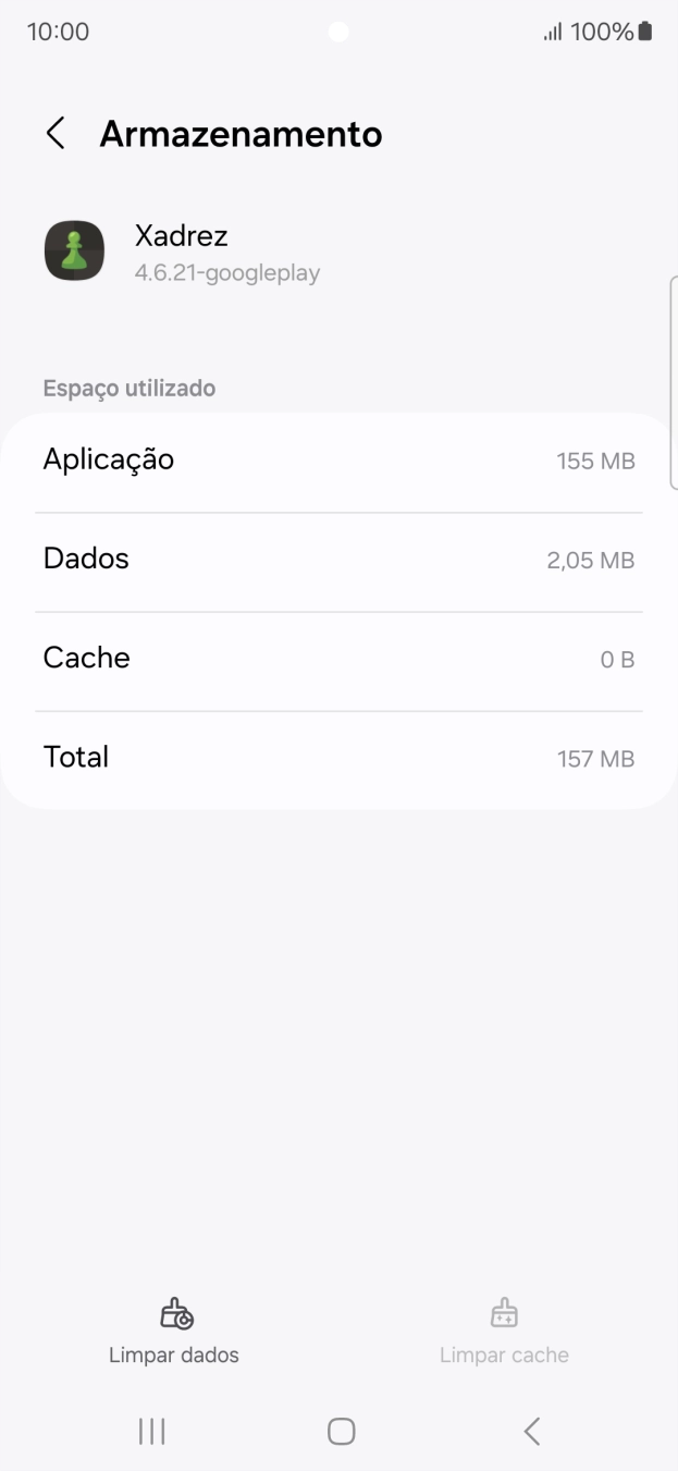 Prima a tecla de início para terminar e voltar ao ecrã inicial.