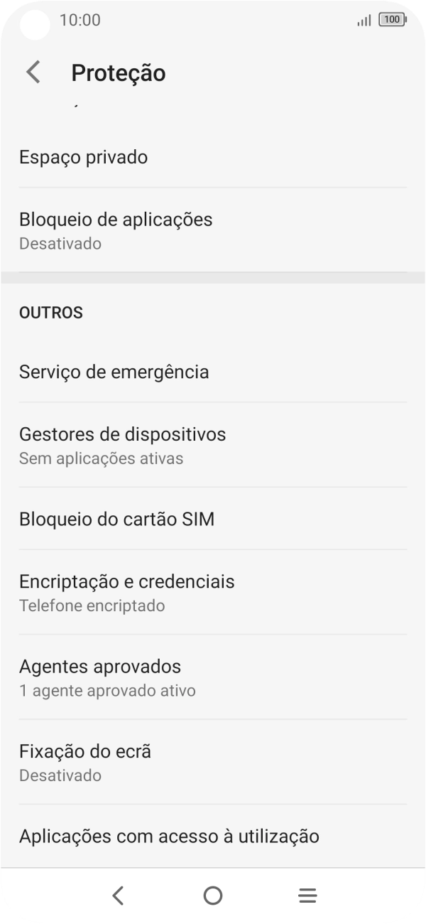 Prima Bloqueio do cartão SIM.