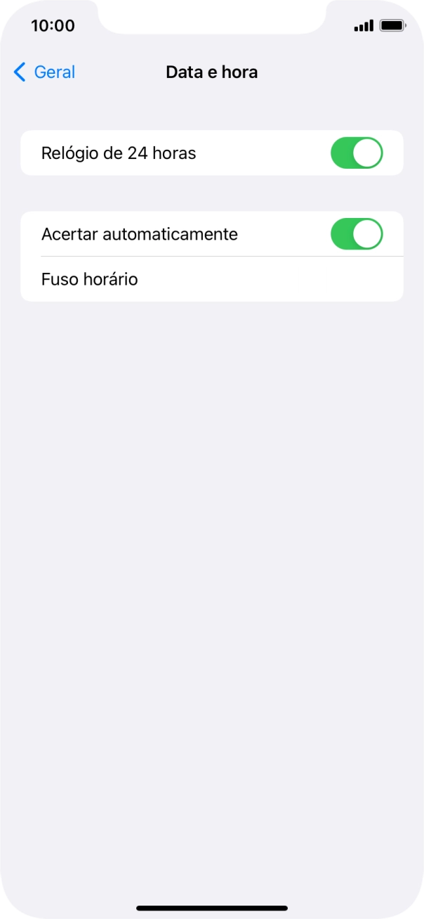 Para voltar ao ecrã inicial, deslize o dedo de baixo para cima a partir da base do ecrã.