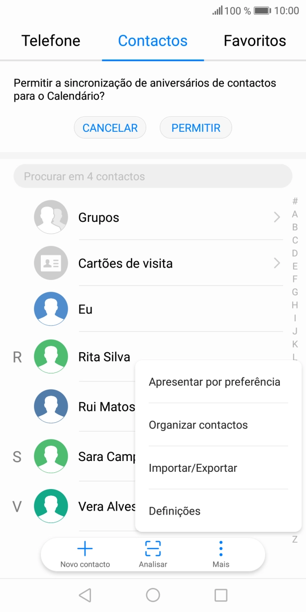 Prima Importar/Exportar.