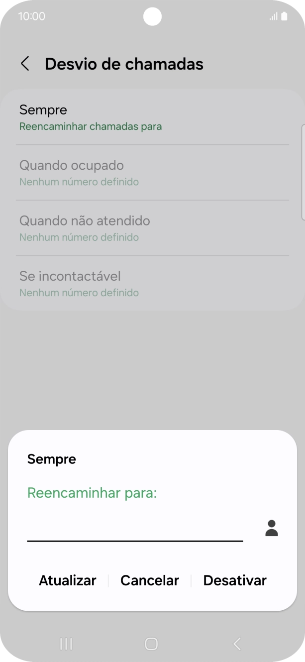 Prima Desativar.