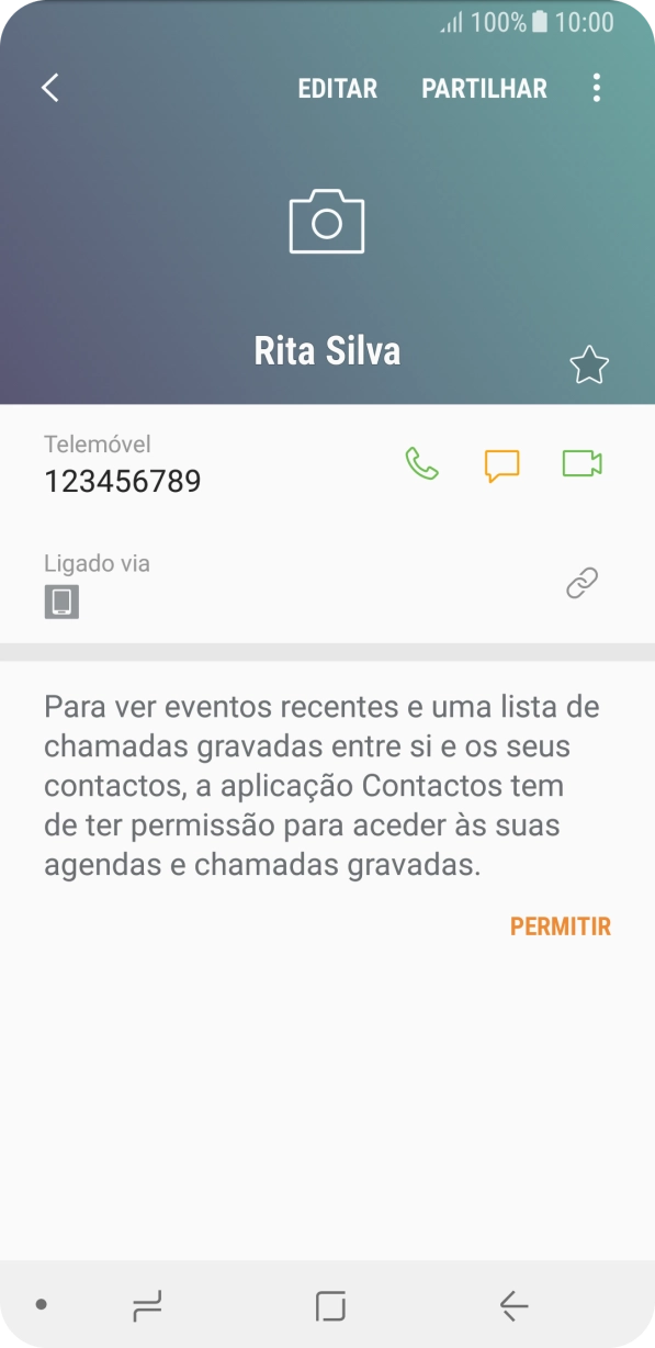 Prima a tecla de início para terminar e voltar ao ecrã inicial.