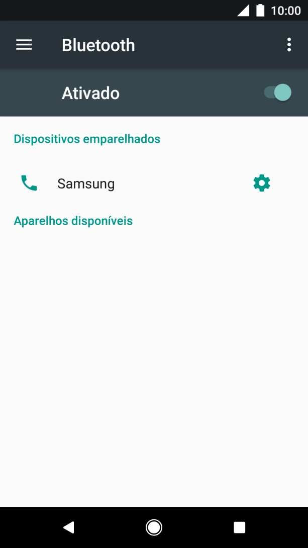 Prima a tecla de início para terminar e voltar ao ecrã inicial.