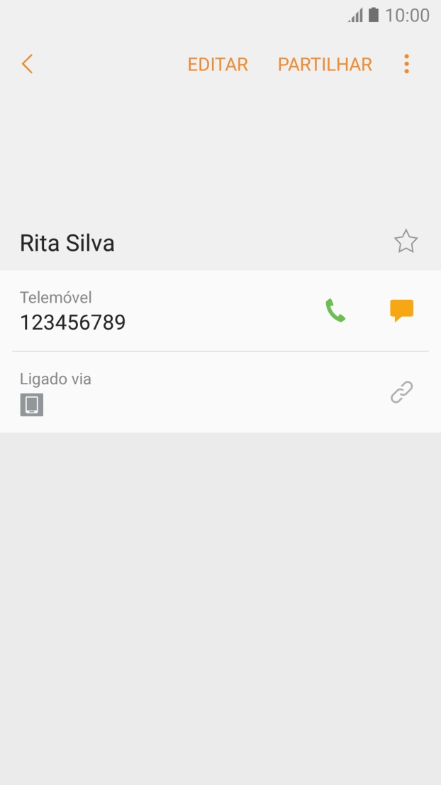 Prima a tecla de início para terminar e voltar ao ecrã inicial.