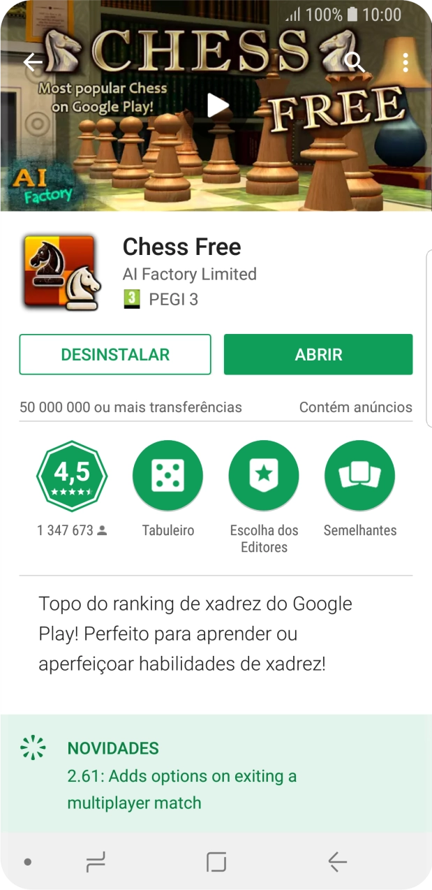 Prima DESINSTALAR.
