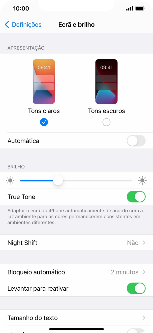 Prima Tons escuros.