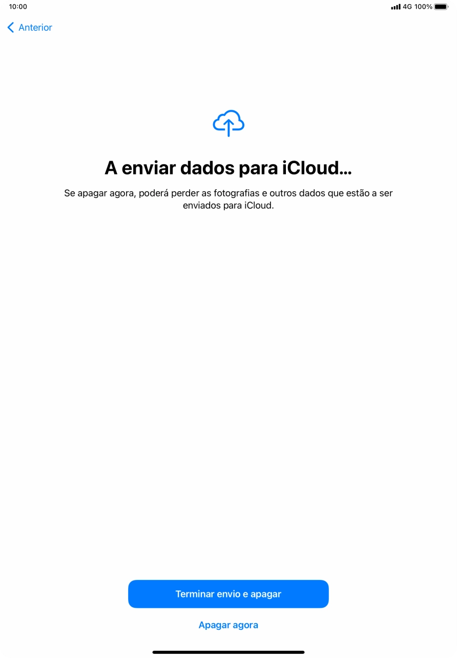 Prima Apagar agora.
