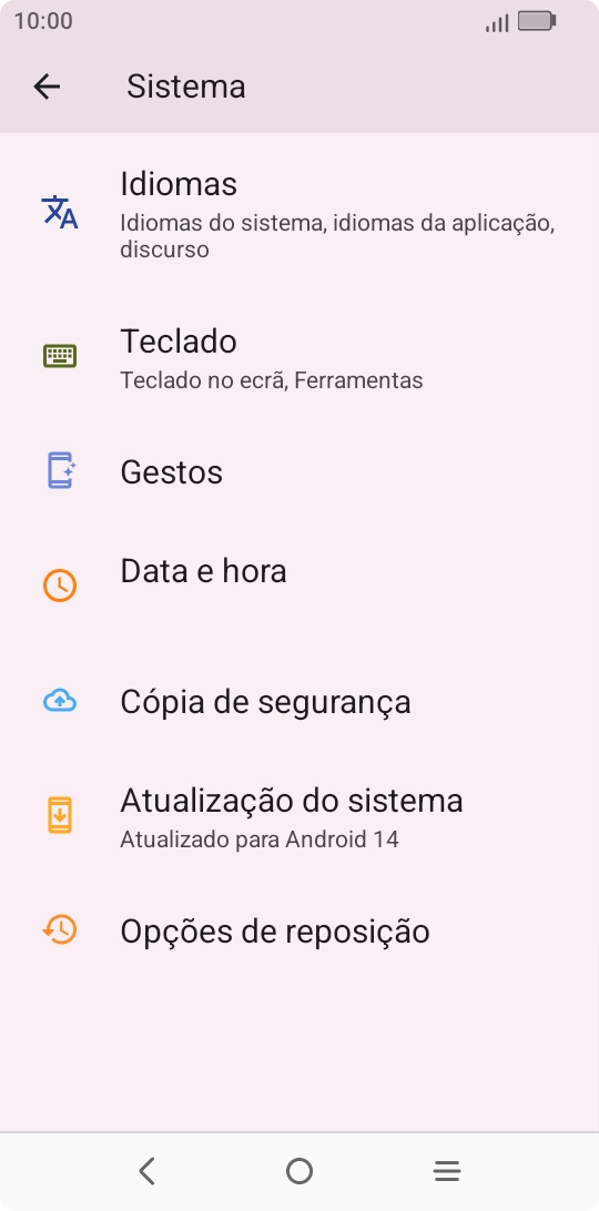 Prima Opções de reposição.