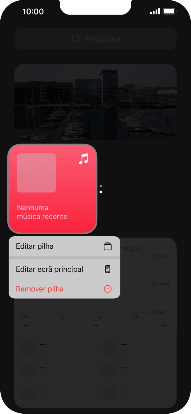 Prima Editar pilha.