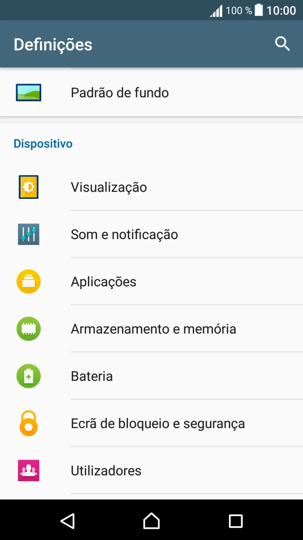 Prima Ecrã de bloqueio e segurança.