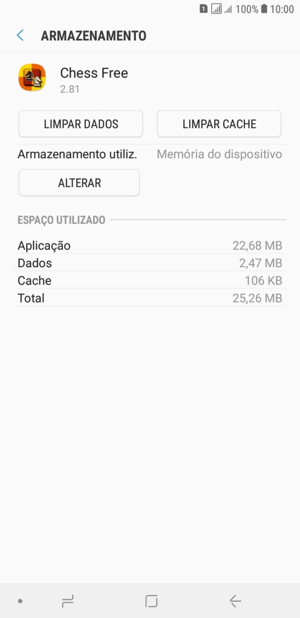 Prima LIMPAR CACHE.