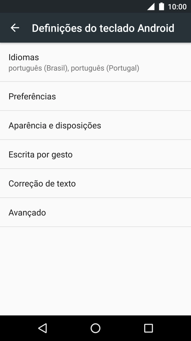 Prima Correção de texto.