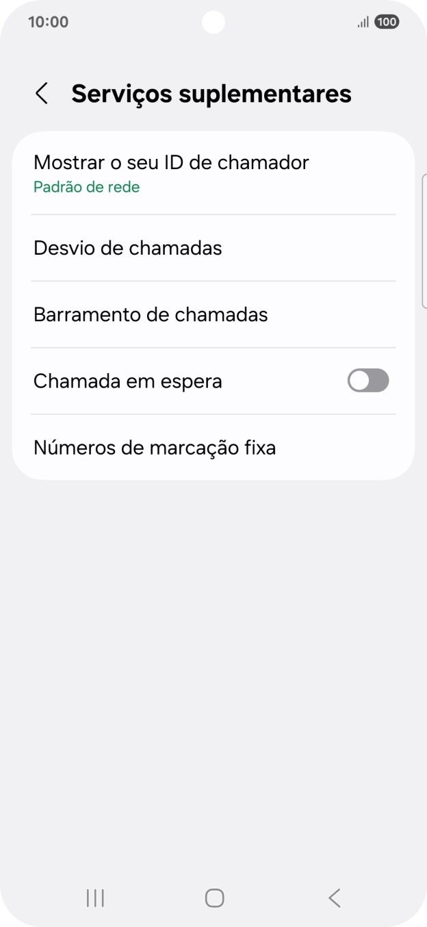 Prima Mostrar o seu ID de chamador.