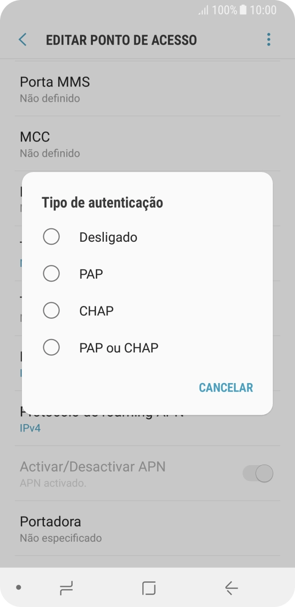Prima Desligado.