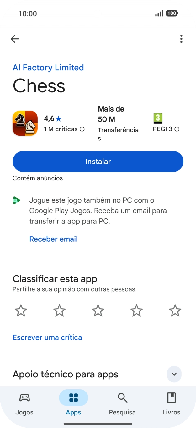 Para voltar ao ecrã inicial, deslize o dedo de baixo para cima a partir da base do ecrã.