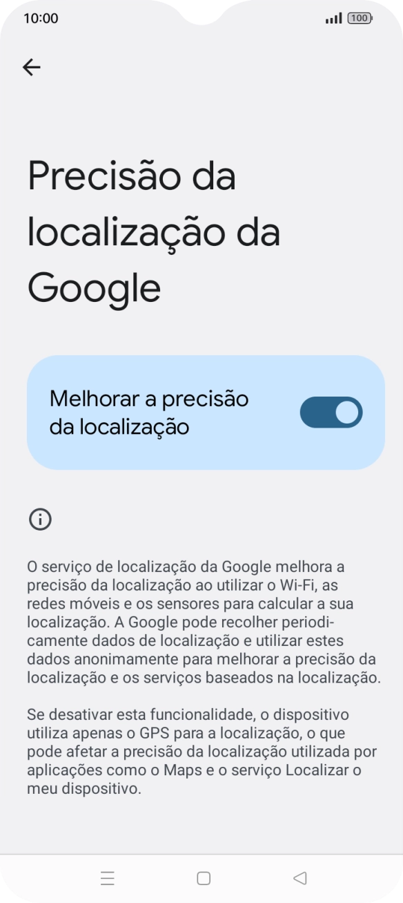 Se premir o indicador junto a 