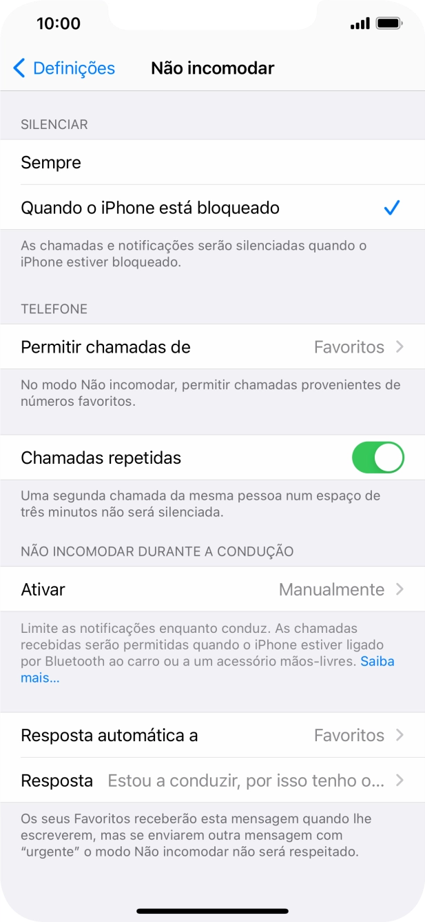 Prima Resposta automática a.