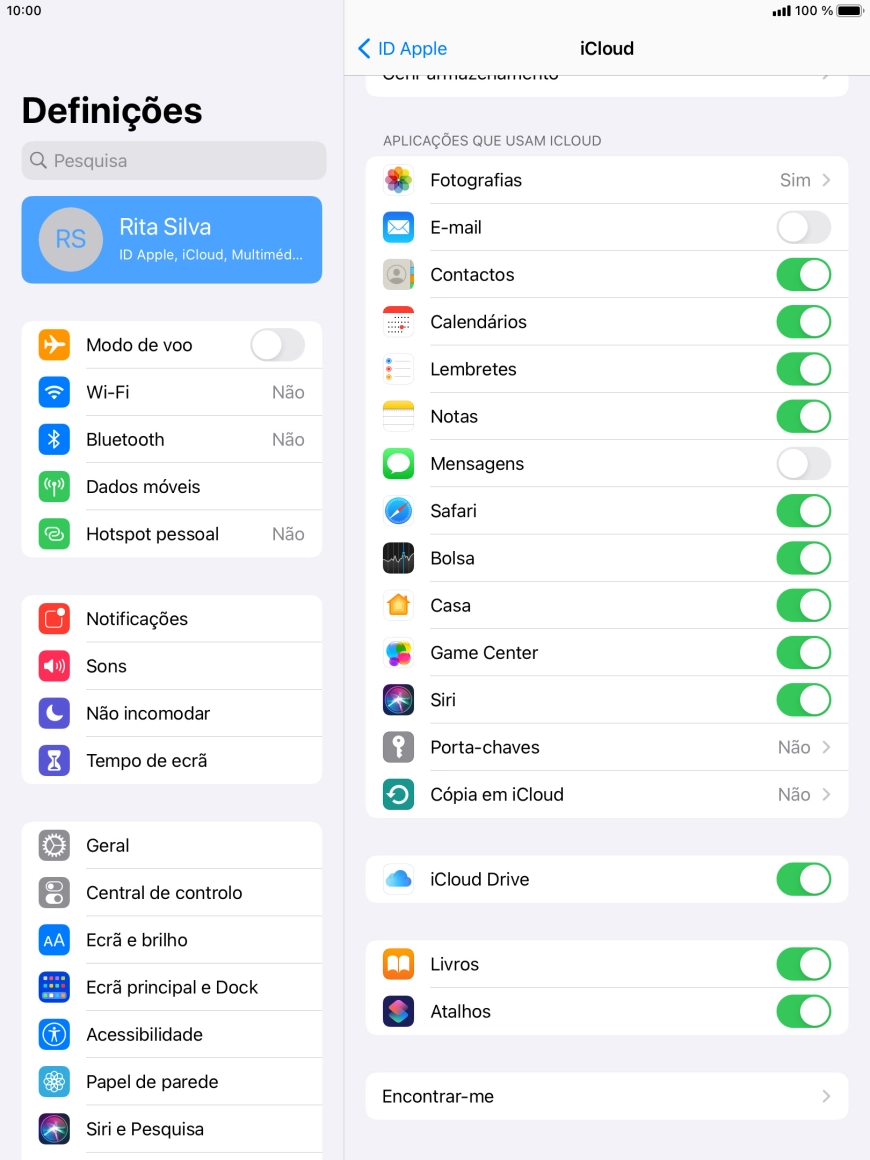 Prima Cópia em iCloud.