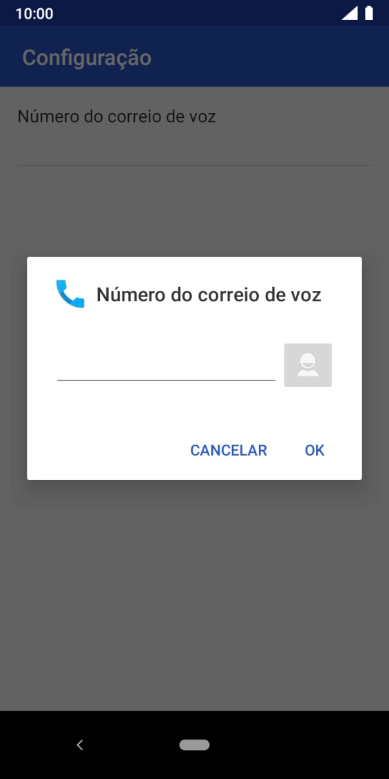 Introduza 123 e prima OK.