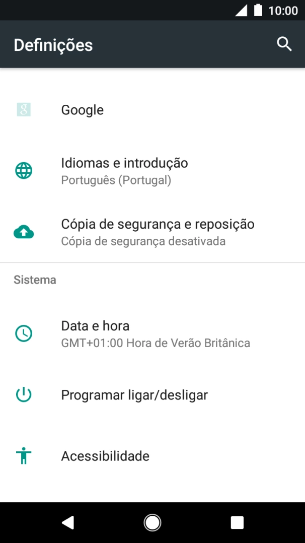Prima Cópia de segurança e reposição.