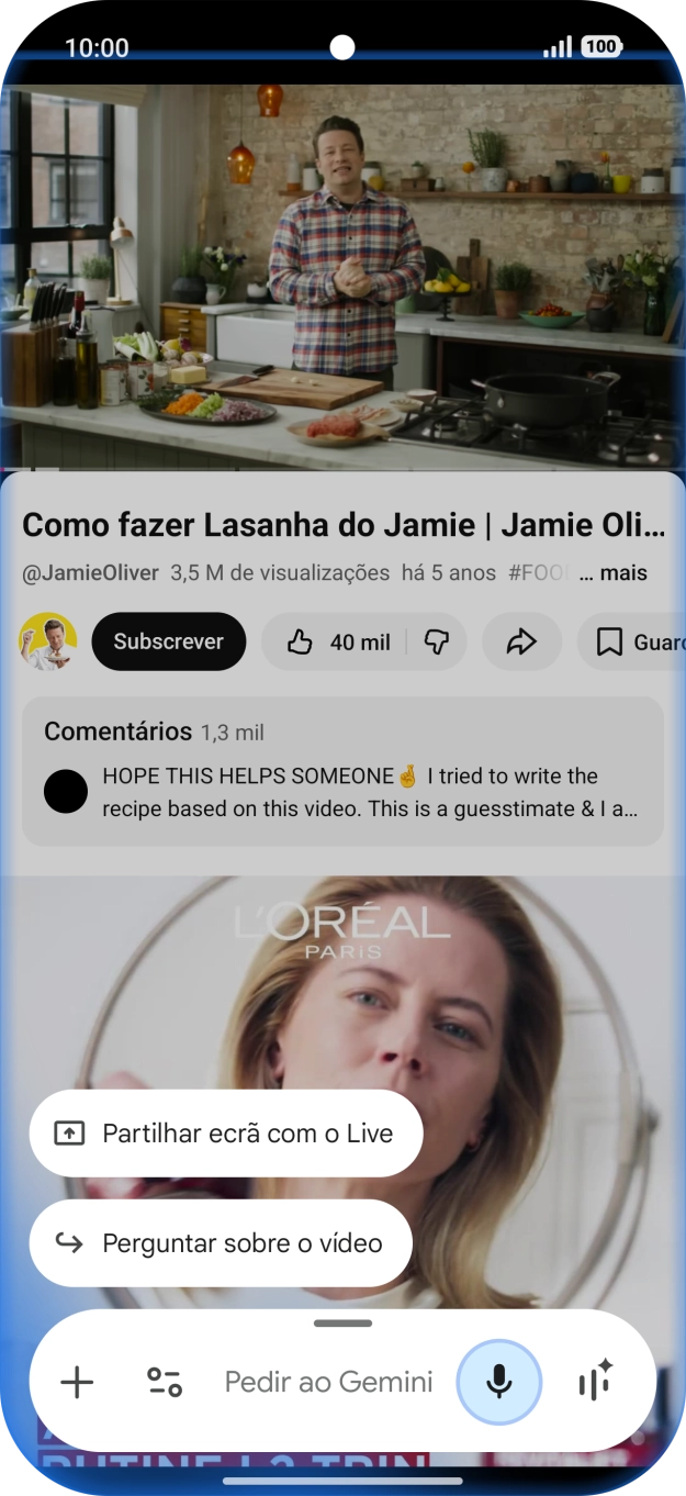 Prima Perguntar sobre o vídeo.