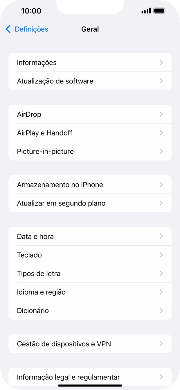 Prima Data e hora.