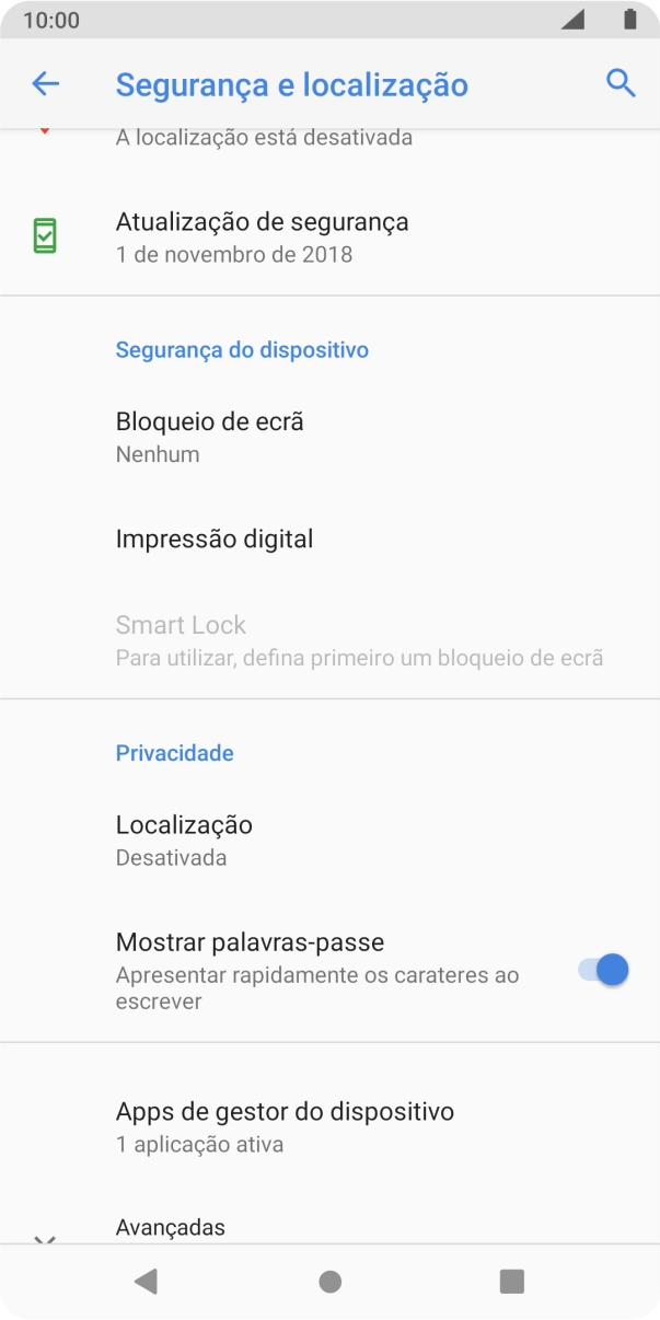 Prima a tecla de início para terminar e voltar ao ecrã inicial.