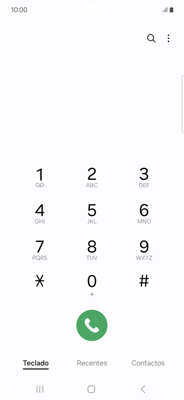 Prima o ícone de menu.