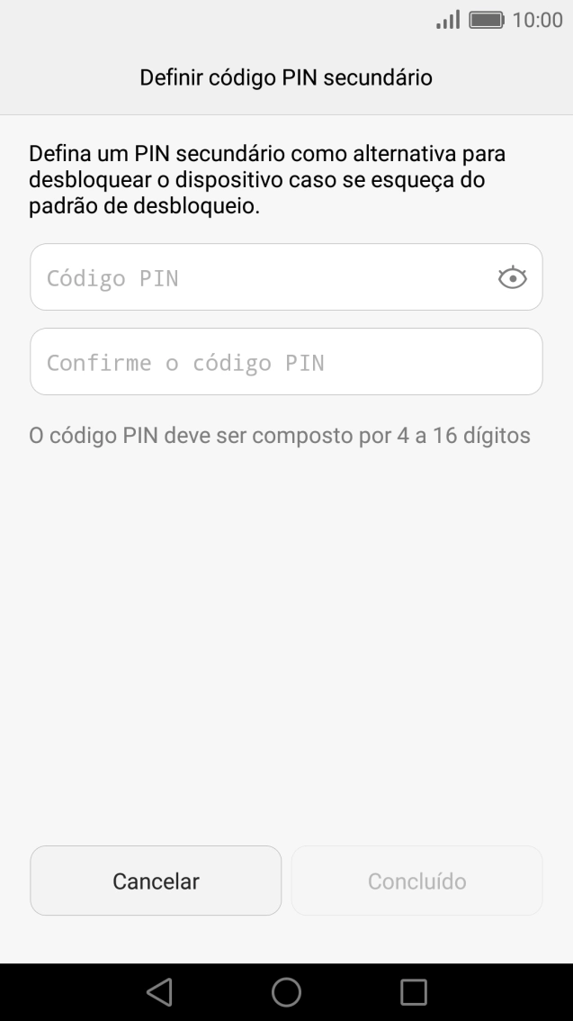 Prima Código PIN.