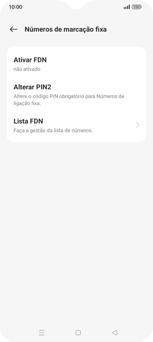 Prima Ativar FDN.
