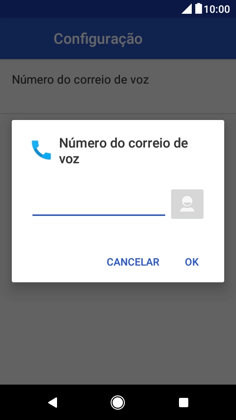 Introduza 123 e prima OK.