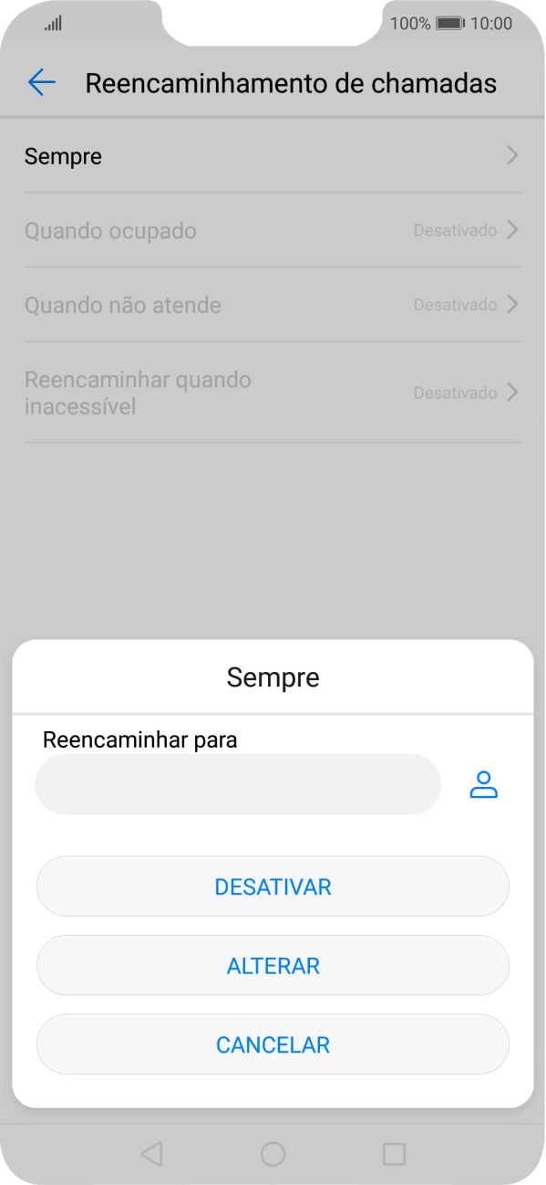 Prima DESATIVAR.