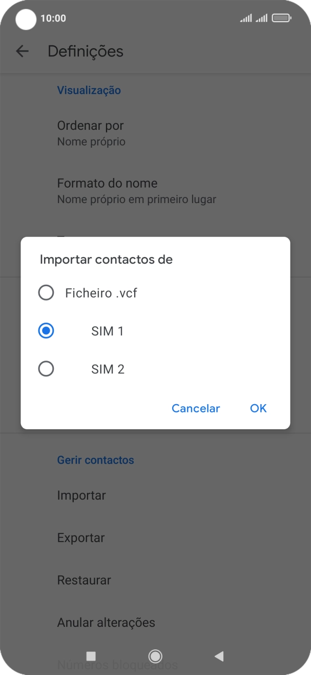 Prima OK.