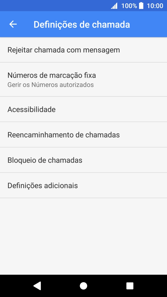 Prima Reencaminhamento de chamadas.