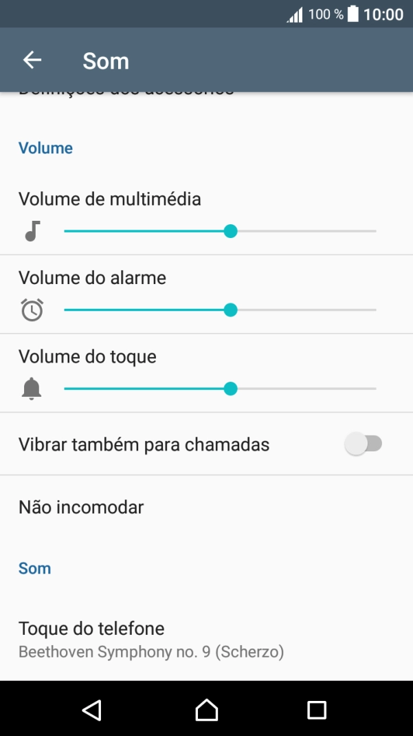Prima a tecla de início para terminar e voltar ao ecrã inicial.