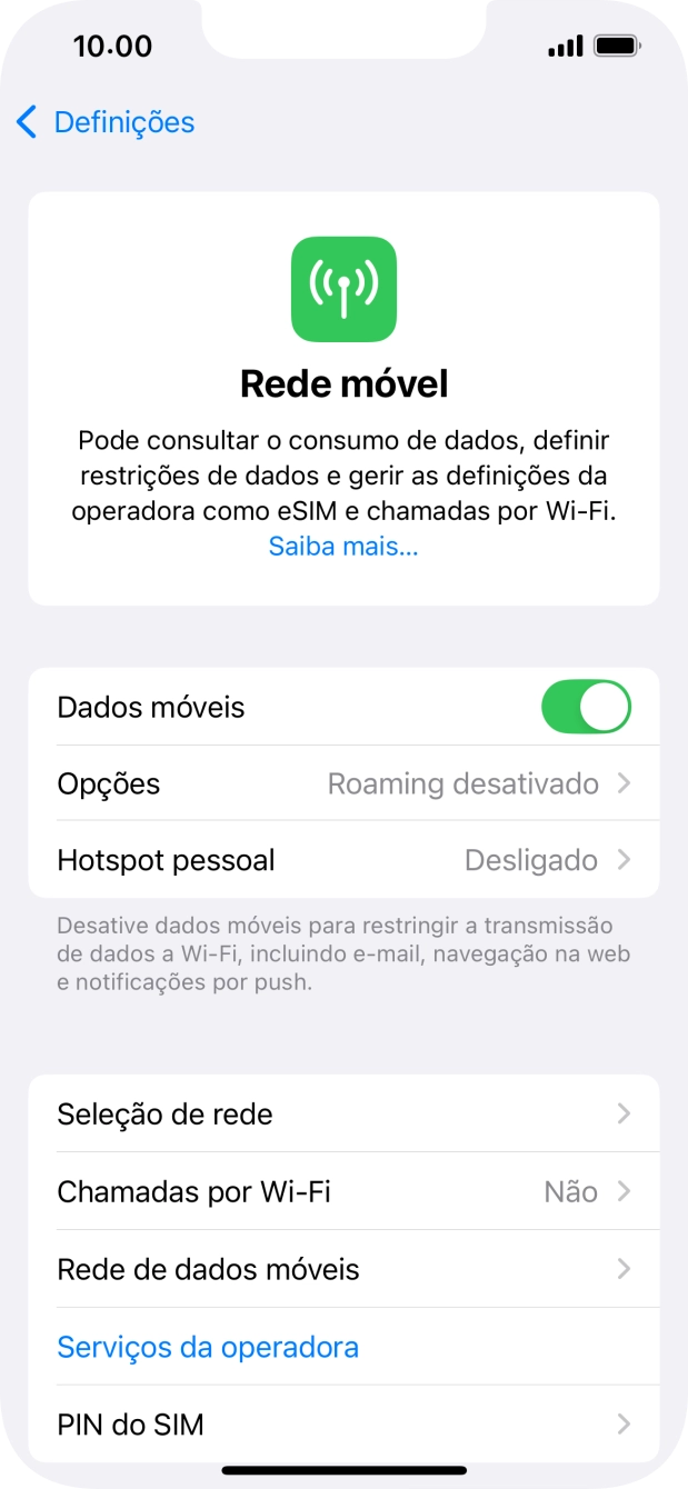 Prima Rede de dados móveis.