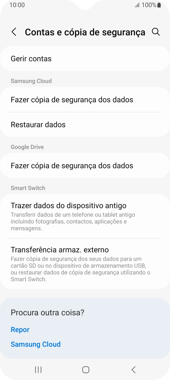 Prima Gerir contas.