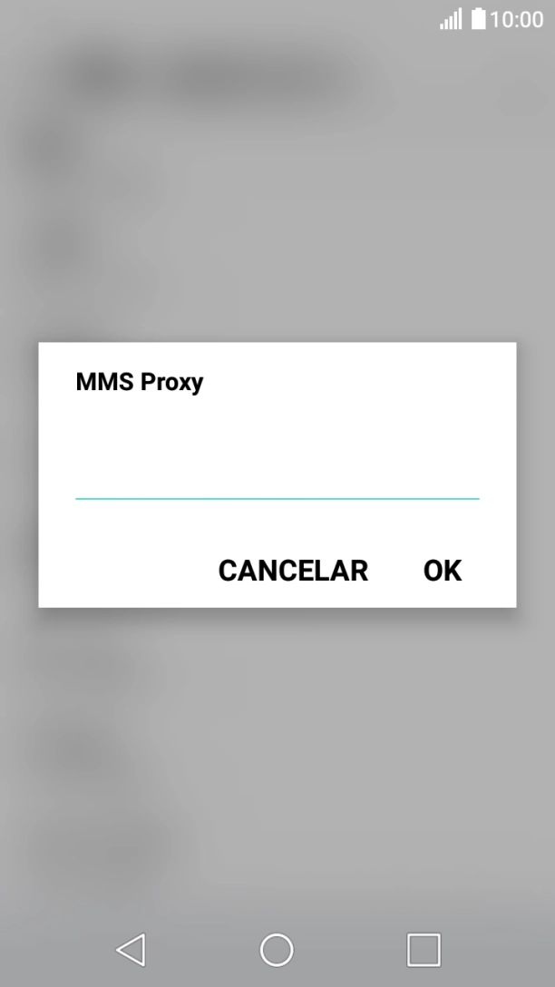 Introduza iproxy.vodafone.pt e prima OK.