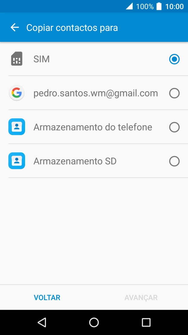 Prima AVANÇAR.