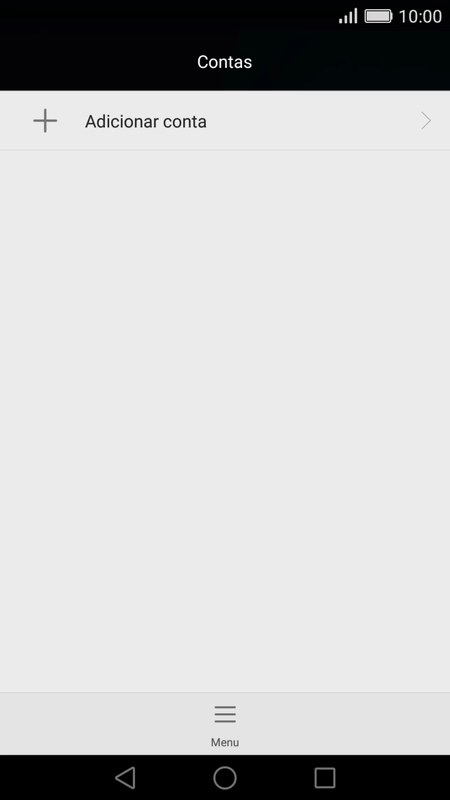 Prima Adicionar conta.