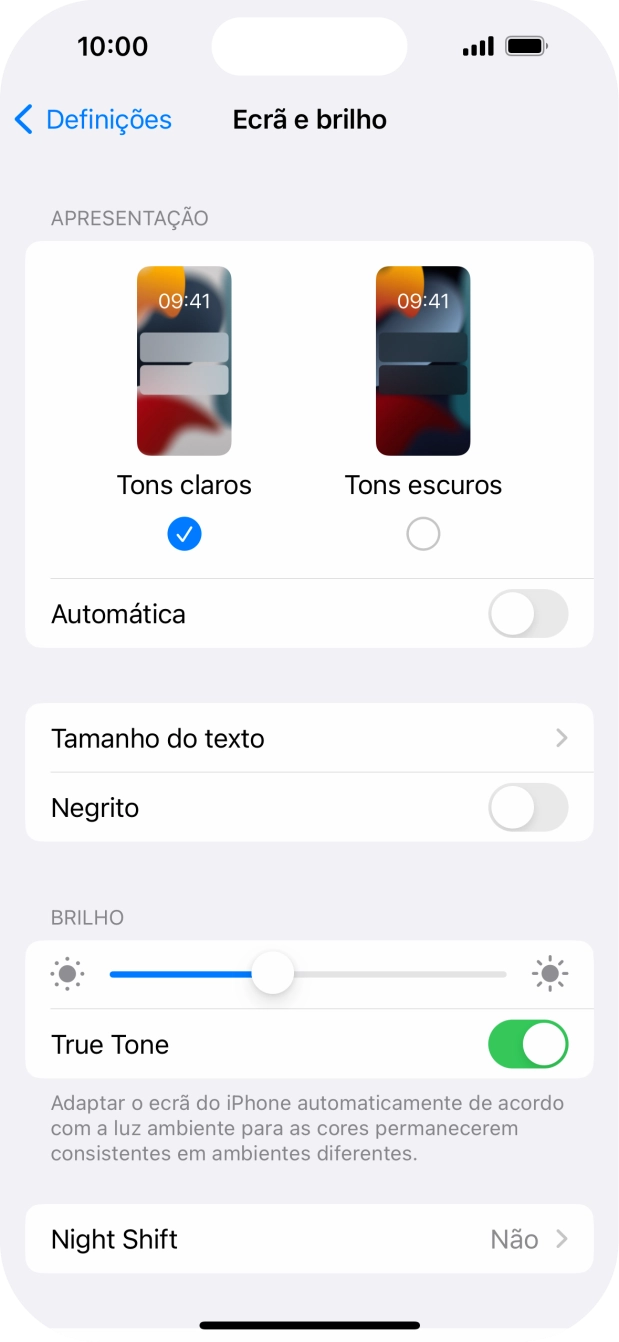 Prima Tons escuros.