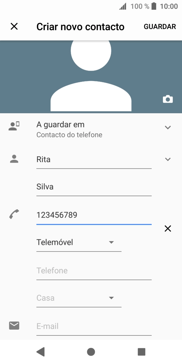 Prima GUARDAR.