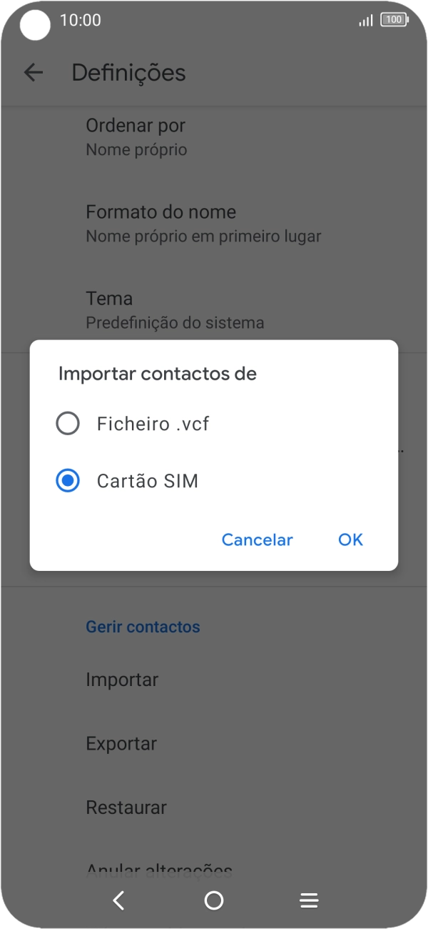 Prima OK.