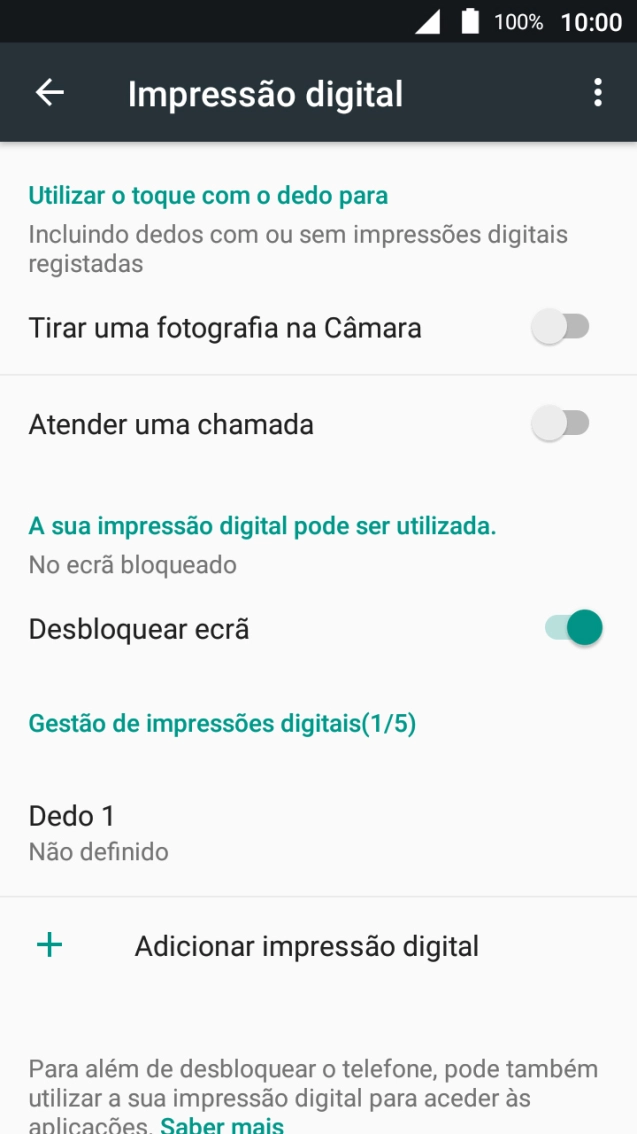 Prima a tecla de retrocesso.